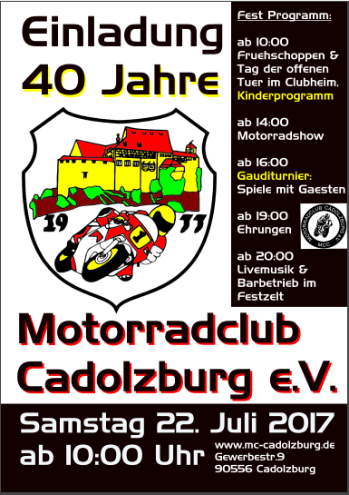 40 Jahre MC-Cadolzburg e.V.